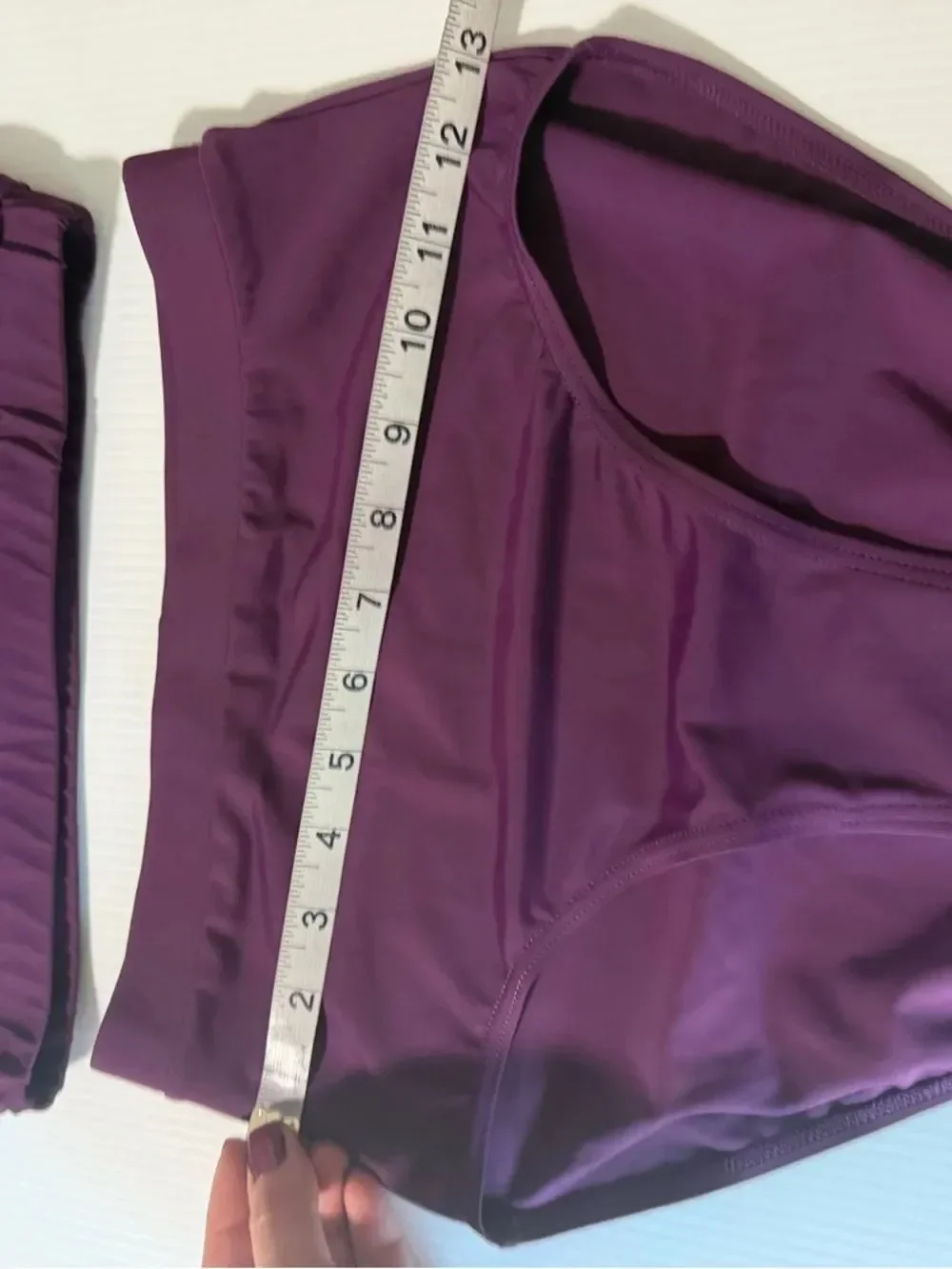 WEISSMAN contemporary Dance Costume purple 2 piece MT10998 mesh custom MA adult